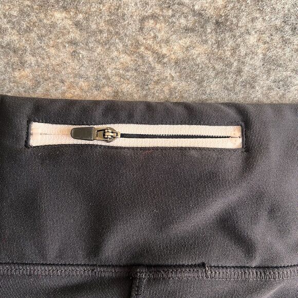 MPG Womens Shorts Large Black Biker Workout Yoga Athleisure Back Zippered Pocket - Picture 8 of 13